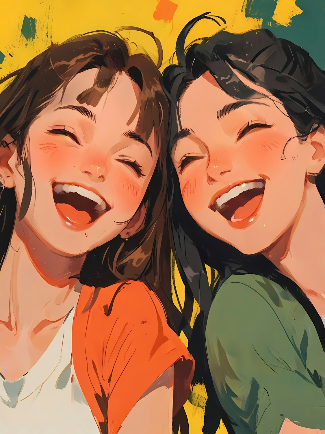 A person smiles brightly while engrossed in reading a book, capturing the joy of finding a humorous romance story.