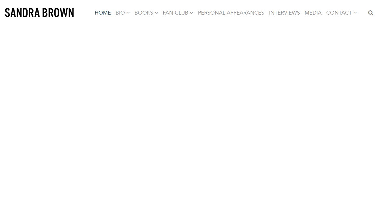 The official website of author Sandra Brown, featuring her extensive bibliography and accomplishments.